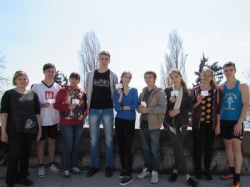Студенты колледжа приняли участие в легкоатлетическом кроссе, посвященном Дню Космонавтики